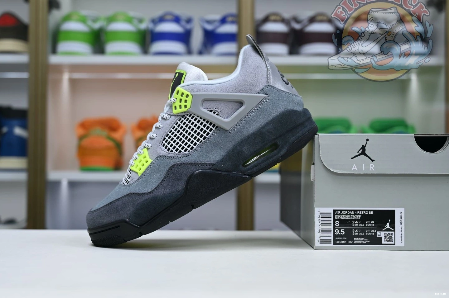 retro 4 Jordan se'95neon Air Jordan 0228